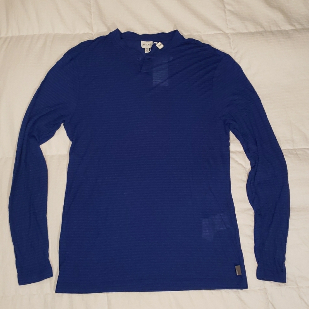 Giorgio Armani Collezioni Henley Long Sleeve